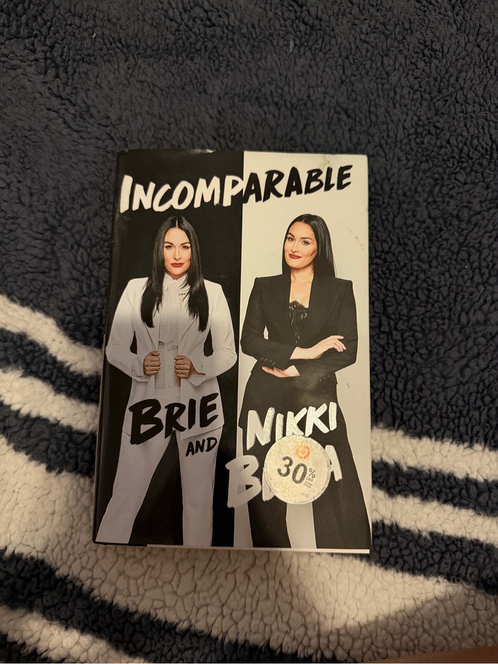 Incomparable: Brie and Nikki Bella Hardcover Book - Black & White Cover